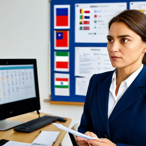 The Global Performer's Toolkit**

"A determined actress in a well-lit, modern studio, fully clothed in professional attire, practicing language drills with a tutor. Multiple flags of various countries are subtly displayed in the background. Focus on the actress's face, showcasing her dedication and concentration. Safe for work, appropriate content, professional, perfect anatomy, natural pose, high resolution."

**