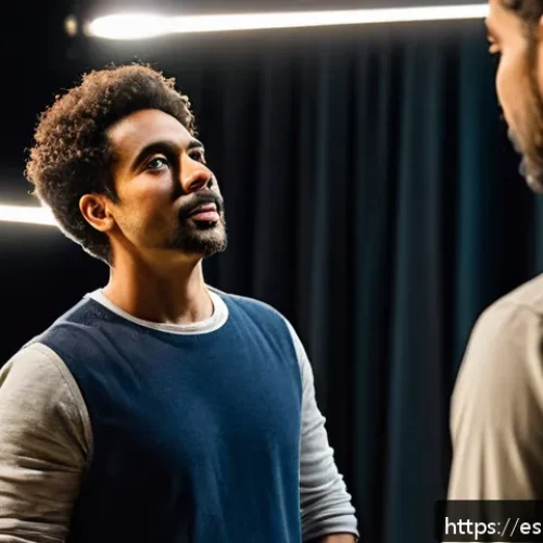 연극배우로서 극단 운영하기 - A diverse and committed theater company in rehearsal, featuring actors and collaborators of various ...